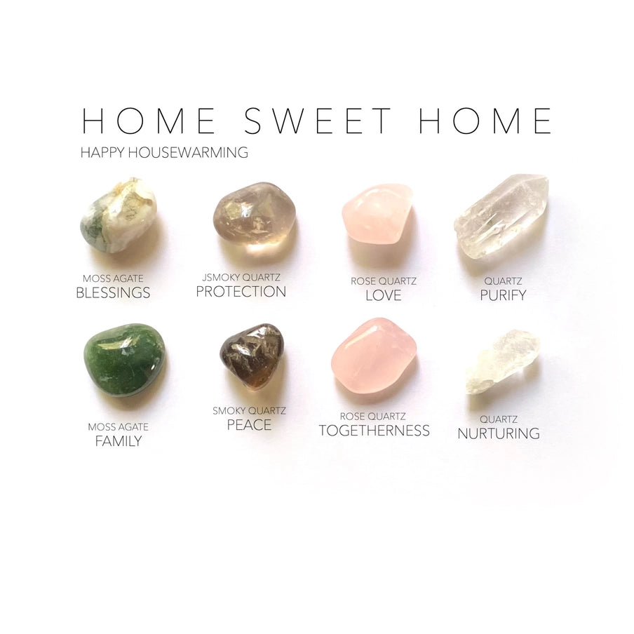 Home Sweet Home krystalkit – krystaller til tryghed &amp; harmoni