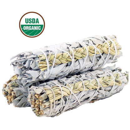 USDA Organic salvie bundter til spirituel rensning og meditation