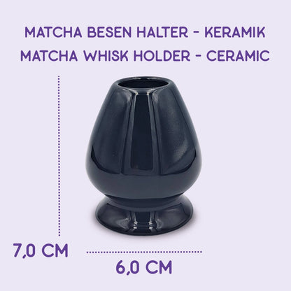Keramisk matcha piskeris holder til chasen