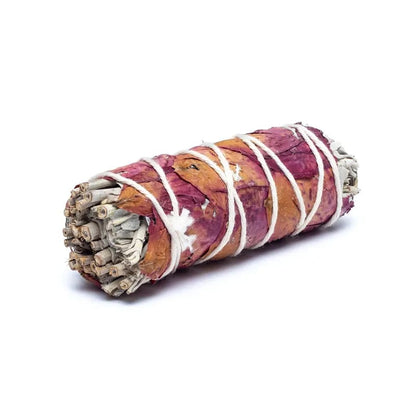 Hvid salvie smudge bundt til energirensning og meditation