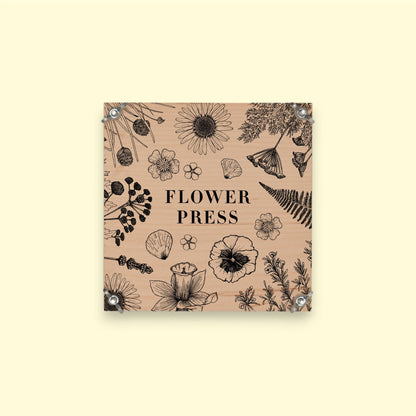 Flower Press - blomsterpresser | 15x15 cm