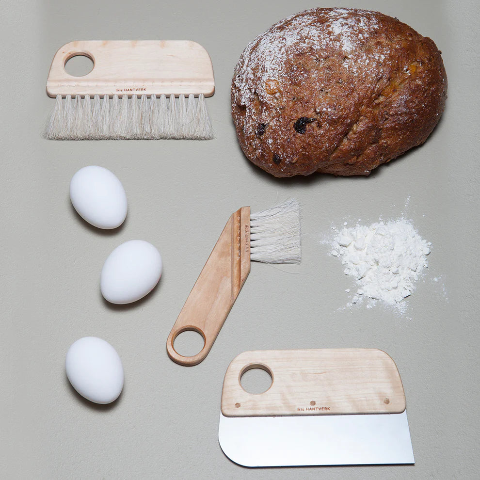 Bagebørste i naturhår – Iris Hantverk