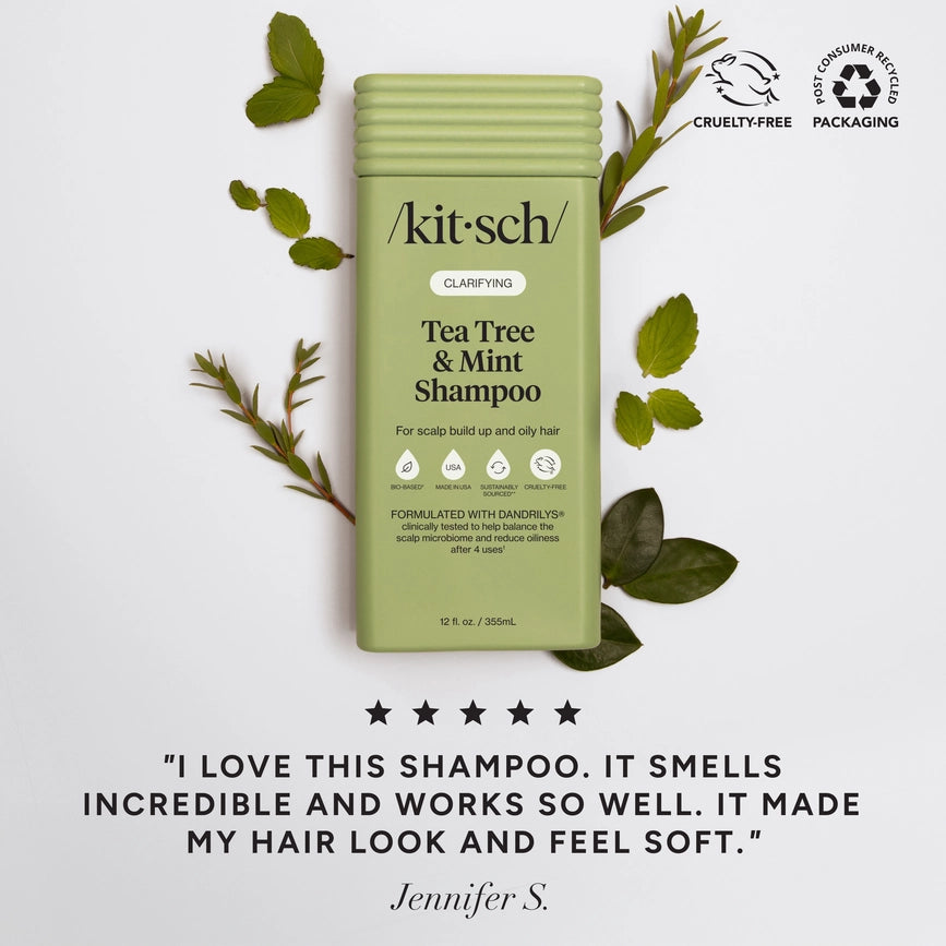 Kitsch shampoo med tea tree og mint, miljøvenligt og cruelty-free