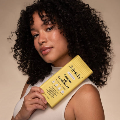 Kitsch kokosolie conditioner med kvinde