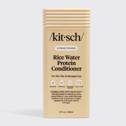 Kitsch balsam med rice water protein – volumen &amp; styrke til fint hår