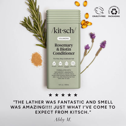Kitsch rosmarin og biotin shampoo og balsam pakke