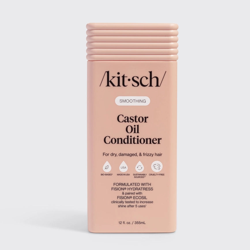 Kitsch balsam med Castor Oil, flydende conditioner til tørt hår, sund hårpleje