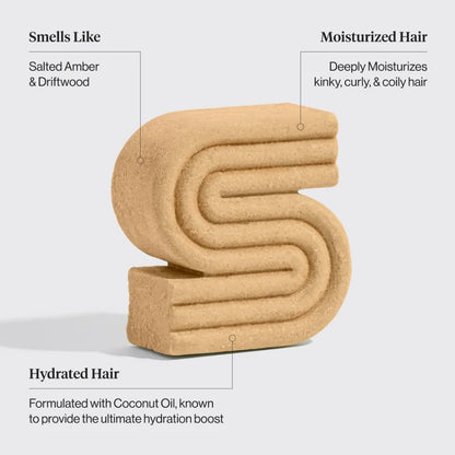 Kitsch shampoo bar, hydrerende, reparerende, til tørt og beskadiget hår