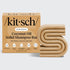 Kitsch kokosolie shampoo bar i emballage, blødgør tørt hår, sund skønhed