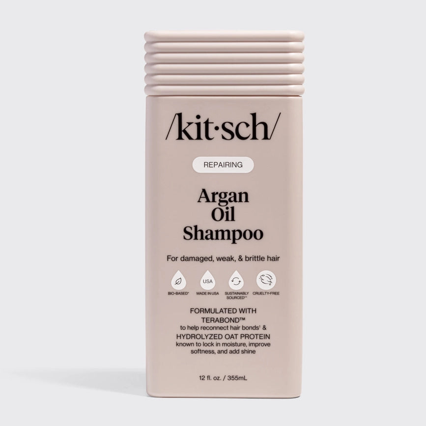 Kitsch argan olie shampoo flaske til tørt hår, fugtgivende og reparerende hårpleje