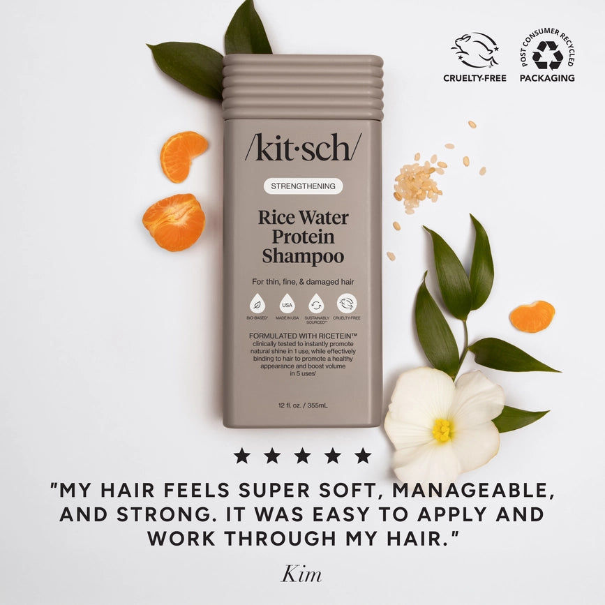 Kitsch shampoo med naturlige ingredienser, blomst og citrus