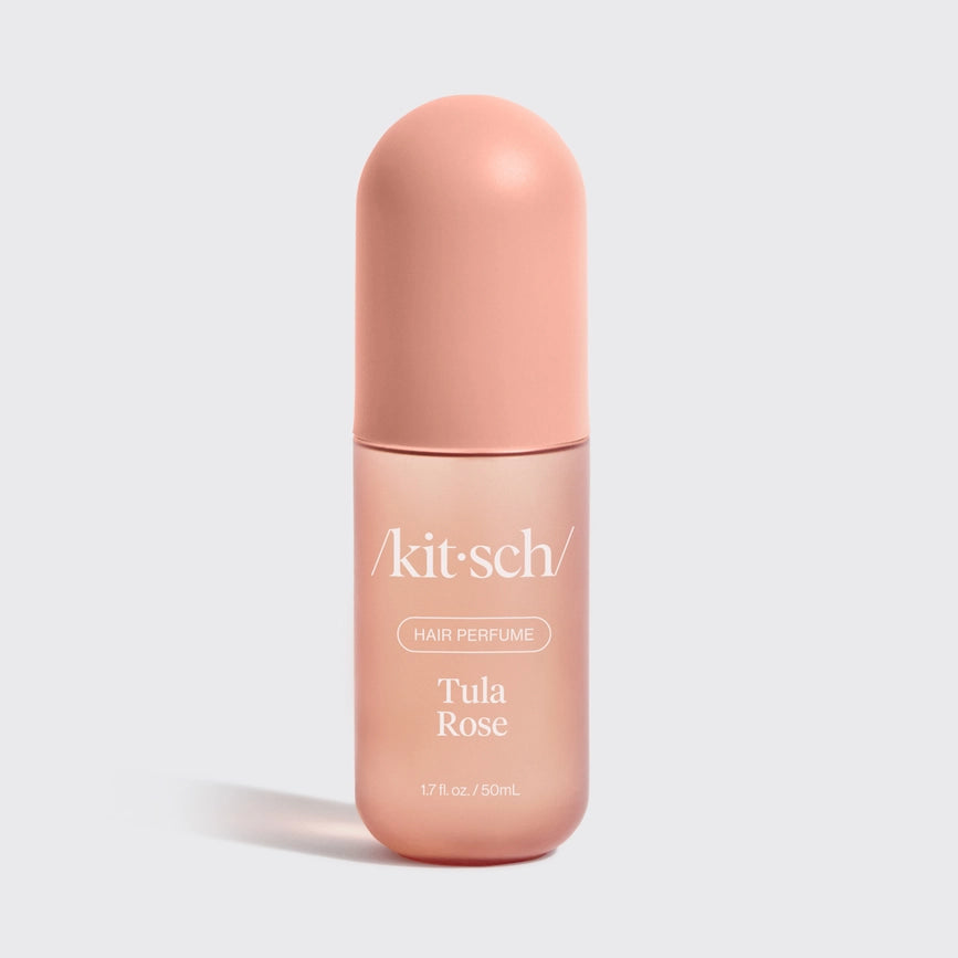 Kitsch hårparfume Tula Rose i rosa beholder