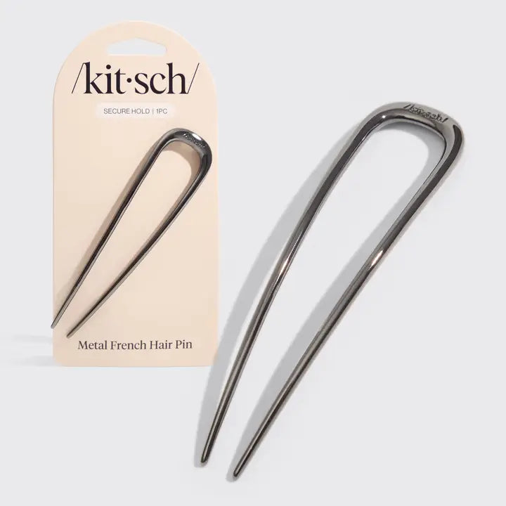 KITSCH Fransk Hårnål – elegant, holdbar og let at bruge. Perfekt til hurtige opsætninger i guld, sølv eller hematite.