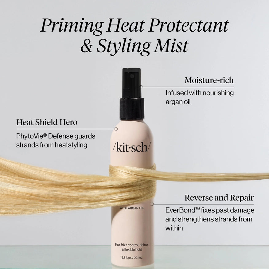 Kitsch varmebeskyttende styling mist med argan olie og glans