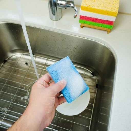 Bæredygtige skuresvampe til opvask, miljøvenlig husholdning og zero waste
