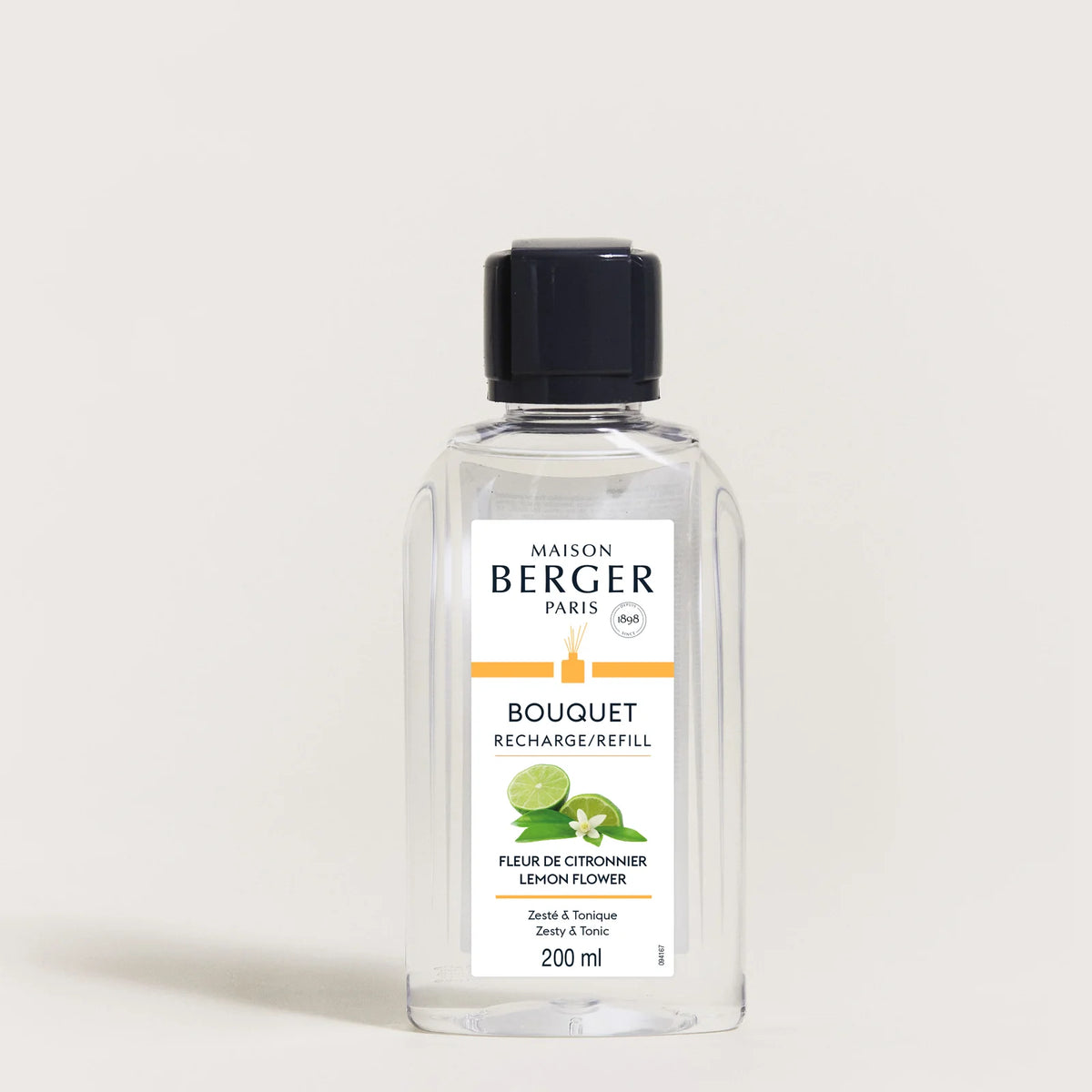 Maison Berger Lemon Flower refill til duftpinde, 200 ml, citrusduft