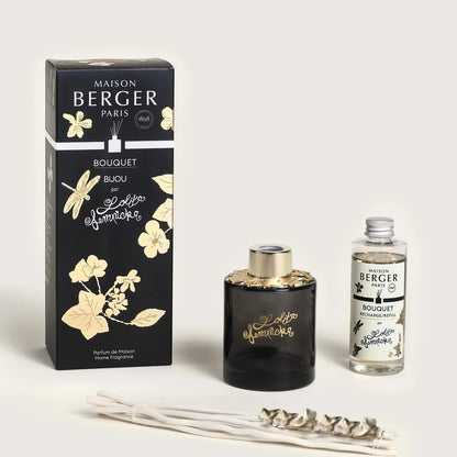 Maison Berger duftpinde med signaturduft i sort flakon og elegant emballage