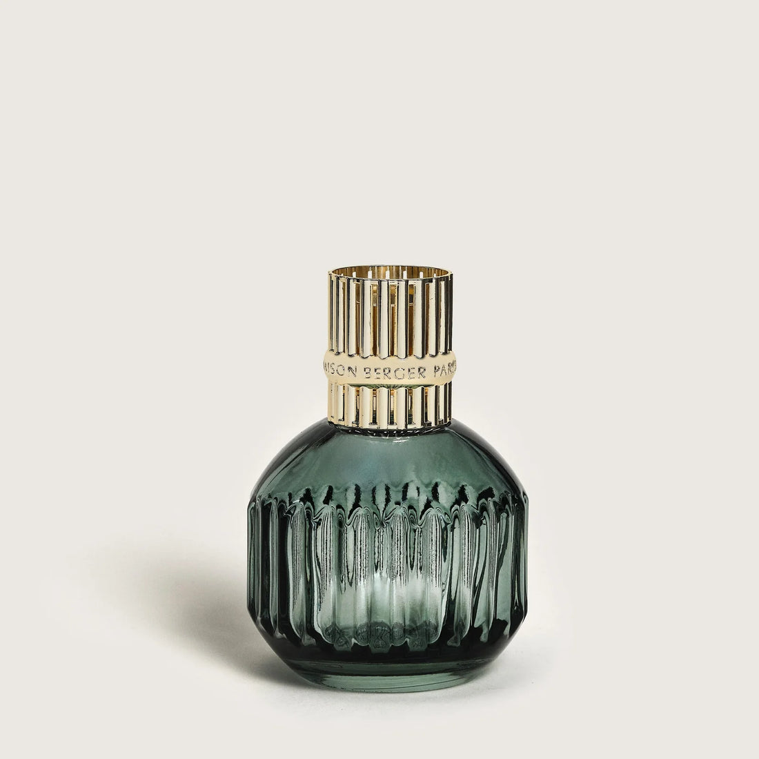 Maison Berger grøn duftlampe med guldtop