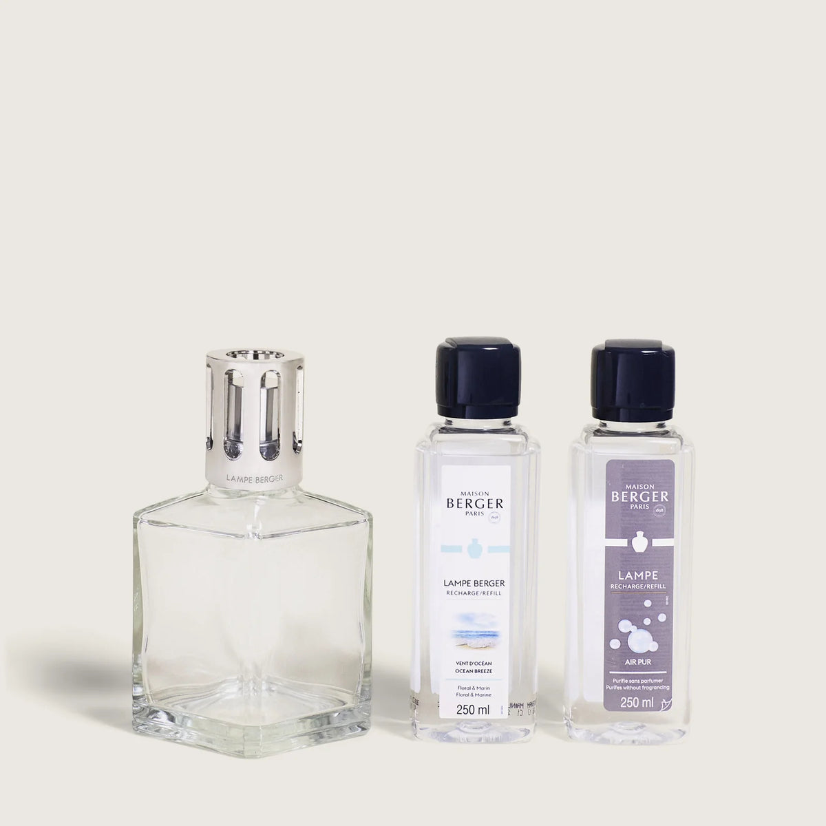 Maison Berger duftlampe sæt med Ocean Breeze og Neutral Air Refill