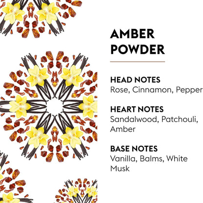 Amber Powder fra Maison Berger er en varm og sensuel duft, der forener renhed, ro og fransk elegance.