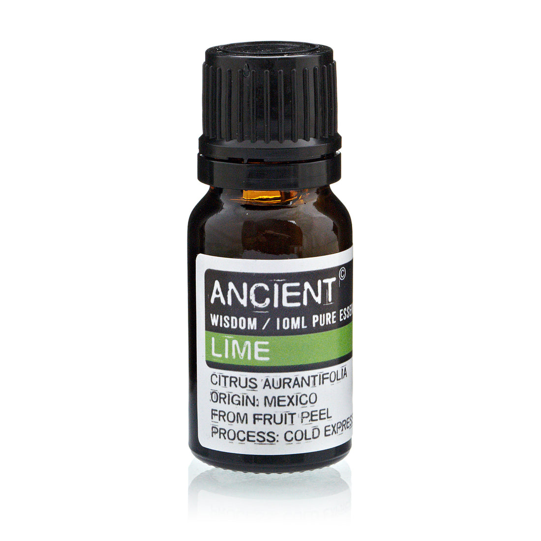 Økologisk lime æterisk olie 10 ml fra Mexico til aromaterapi og diffuser