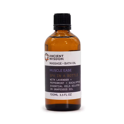 Muscle Ease massageolie | Lavendel &amp; pebermynte
