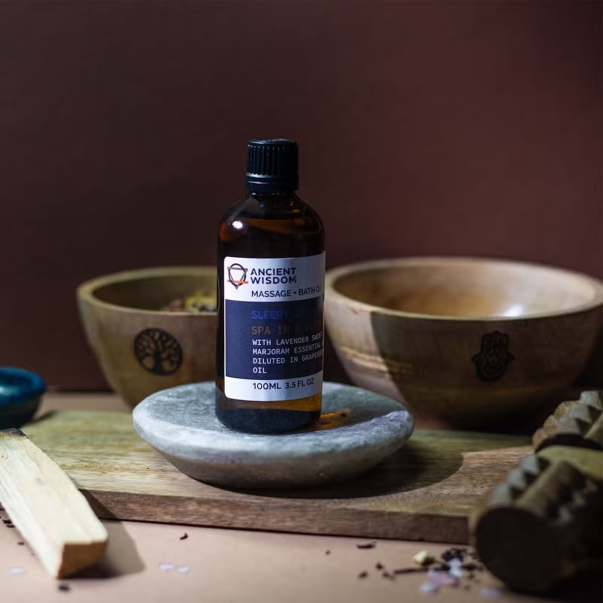 Muscle Ease massageolie | Lavendel &amp; pebermynte