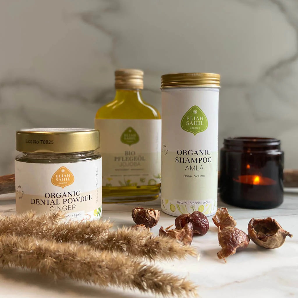 Bio tandpulver med ginseng &amp; nelliker i pose, naturlig tandpleje uden fluor