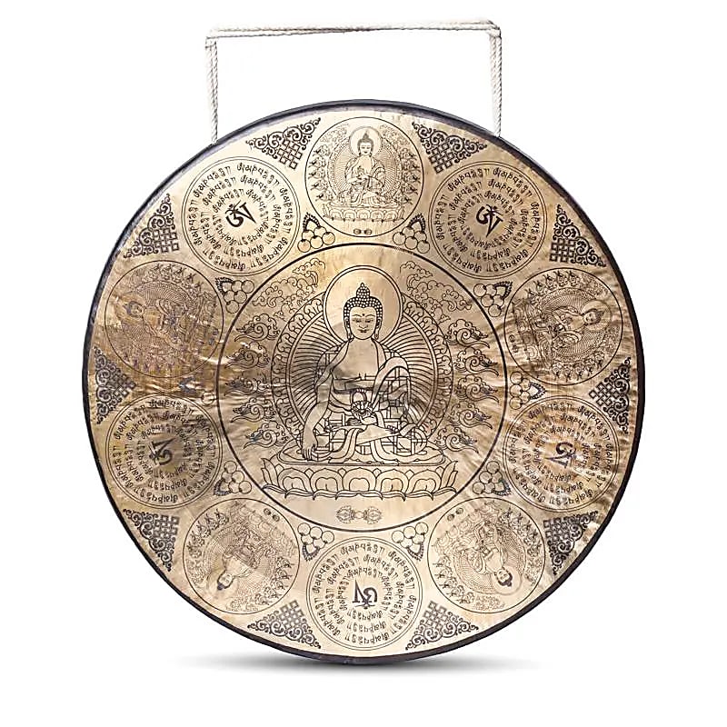 Gong Nepalesisk med Buddha - Soundbaths | 60 cm
