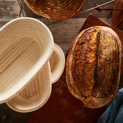 Hævekurv oval – original banneton til surdej &amp; brød