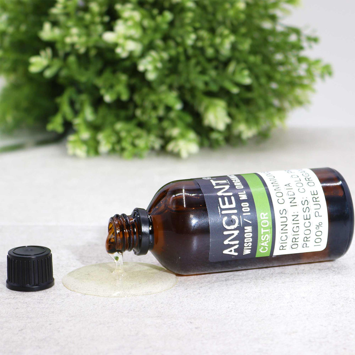 Ricinusolie (Castor oil)| Hud, hår &amp; bryn