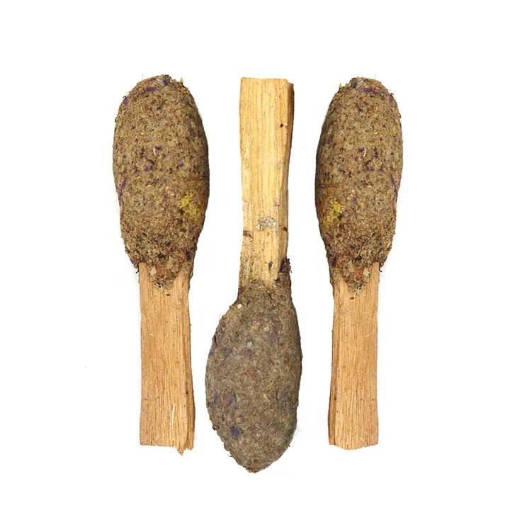 Økologiske Palo Santo &amp; Eukalyptus Pops til smudging, energirensning og meditation