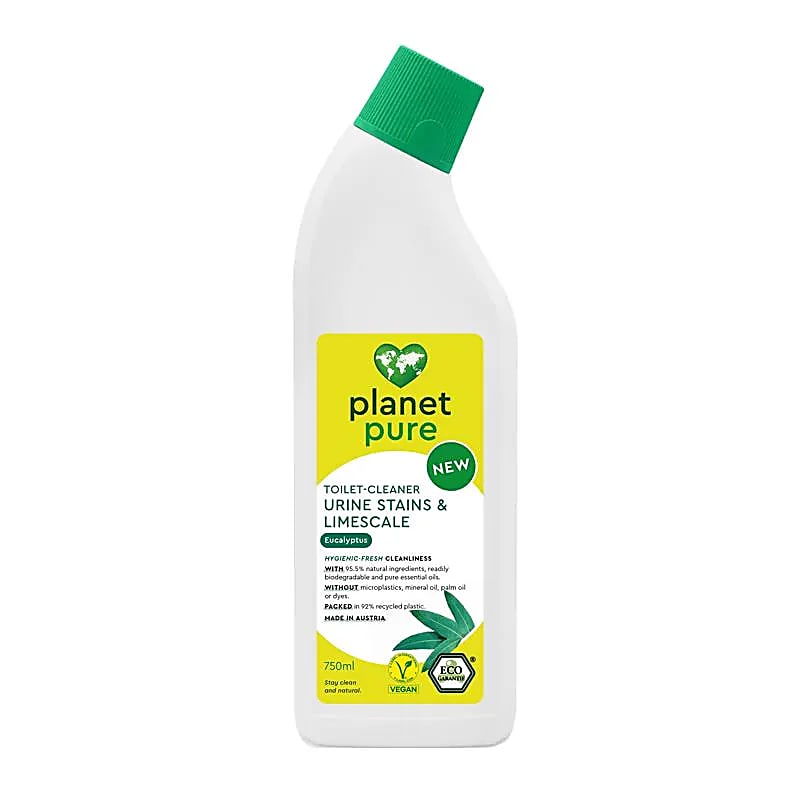 Økologisk toiletrens med ren eukalyptus, antibakteriel rengøring, miljøvenligt produkt