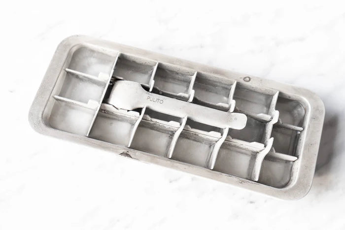 Metal isterningbakke i rustfrit stål med adskillelsesramme