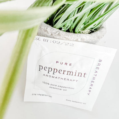 Pebermynte aromaterapi pakke med blade
