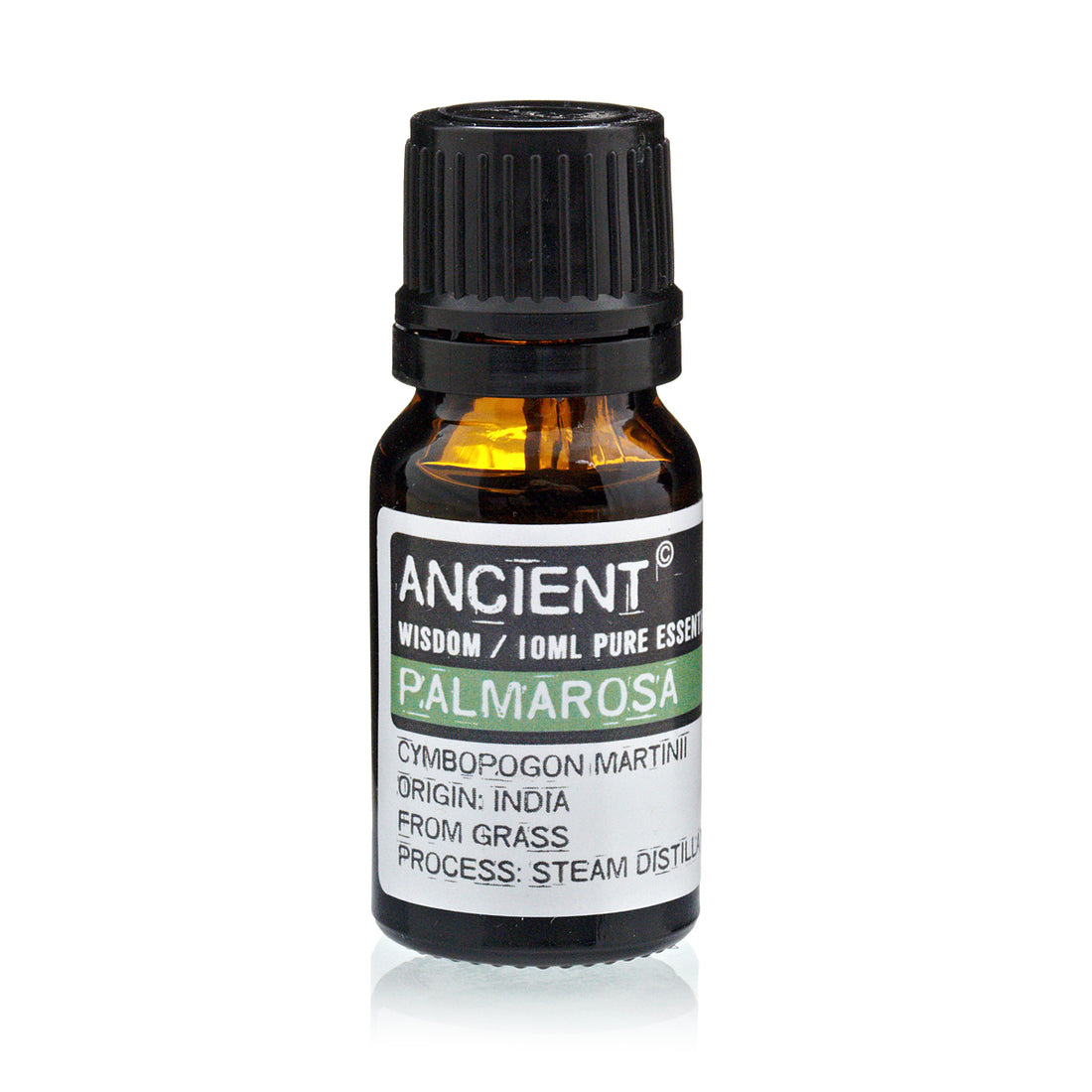 Økologisk palmarosa æterisk olie 10 ml fra Indien