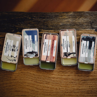 Solid parfume – White Sage med salvie &amp; ørkenduft i metalboks