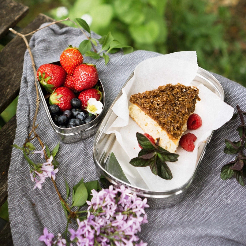 PureLunchBox Oval | Madkasse med snackboks