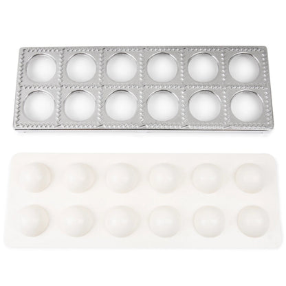 Metal ravioli form til pasta