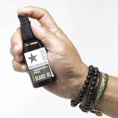 Roman Gladiator skægolie | Sort peber &amp; bergamot