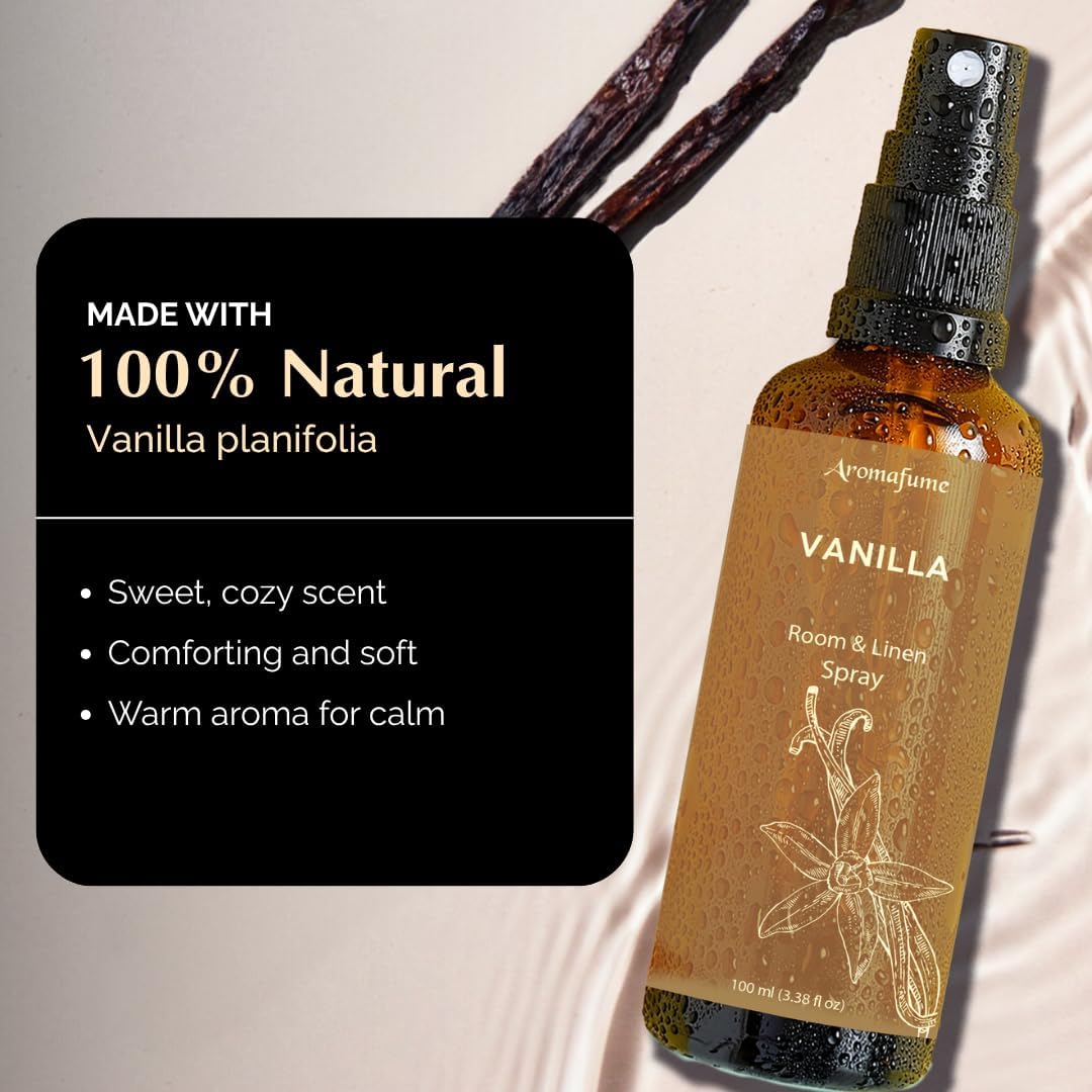 Vanilje roomspray og linenspray – duft til hjemmet