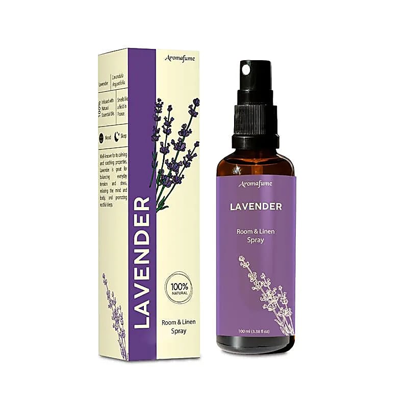 Lavendel roomspray og linenspray – aromafume, hjem og tekstiler