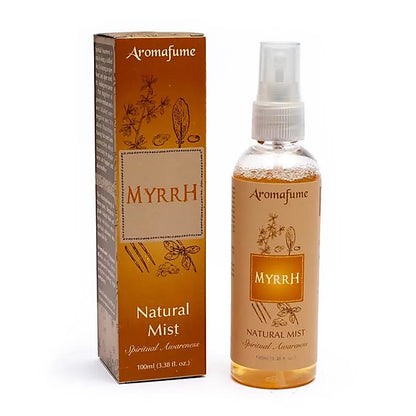 Myrrh roomspray – rensende energi spray, naturlig luftfrisker, hjemmeduft, aromafume