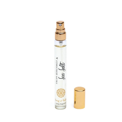 Roomspray med Bergamot &amp; Sea Salt, praktisk sprayflaske, 12 ml, hjem og wellness