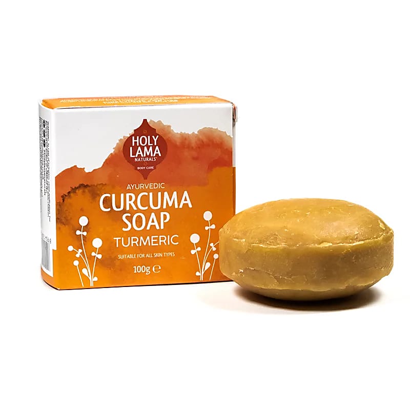 Curcuma sæbe med gurkemeje &amp; patchouli, håndlavet kosmetik