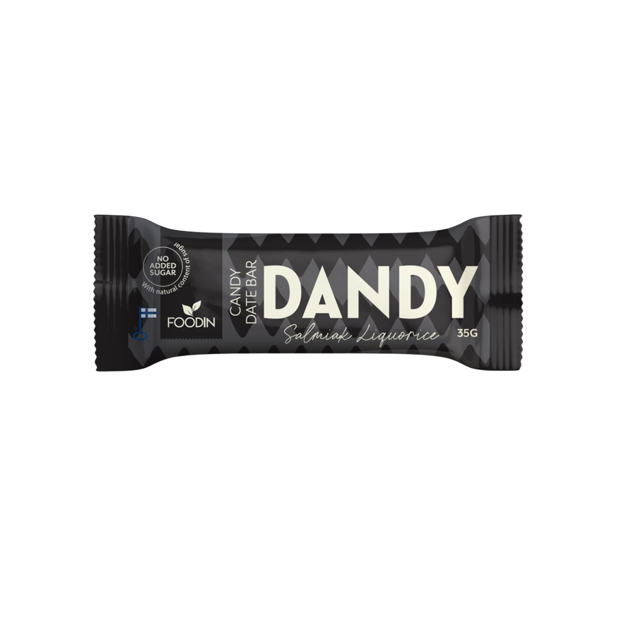 Dadel bar med salmiak lakrids -Glutenfri &amp; vegansk
