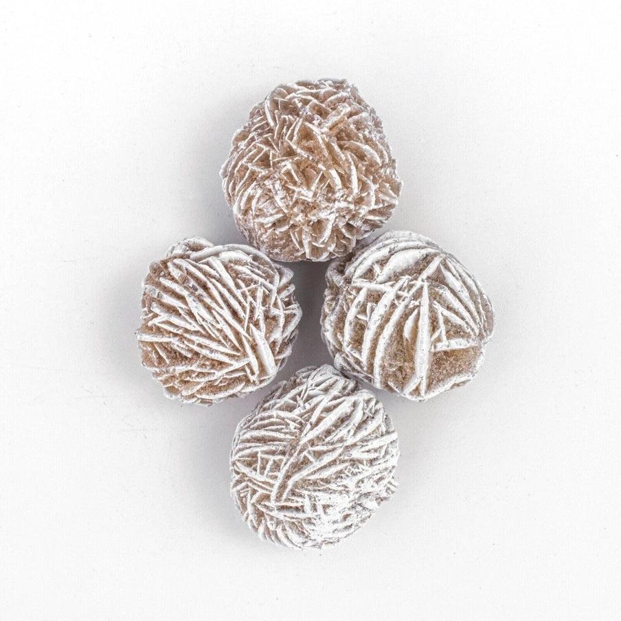 Sandrose kugle (Desert Rose) med naturlige formationer til grounding og balance