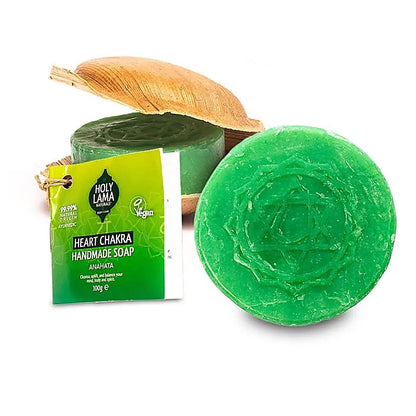 Rød chakra sæbe fra Holy Lama i gavesæt
