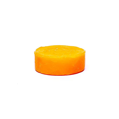 Orange, håndlavet, naturlig, vegansk chakra sæbe, til kropspleje