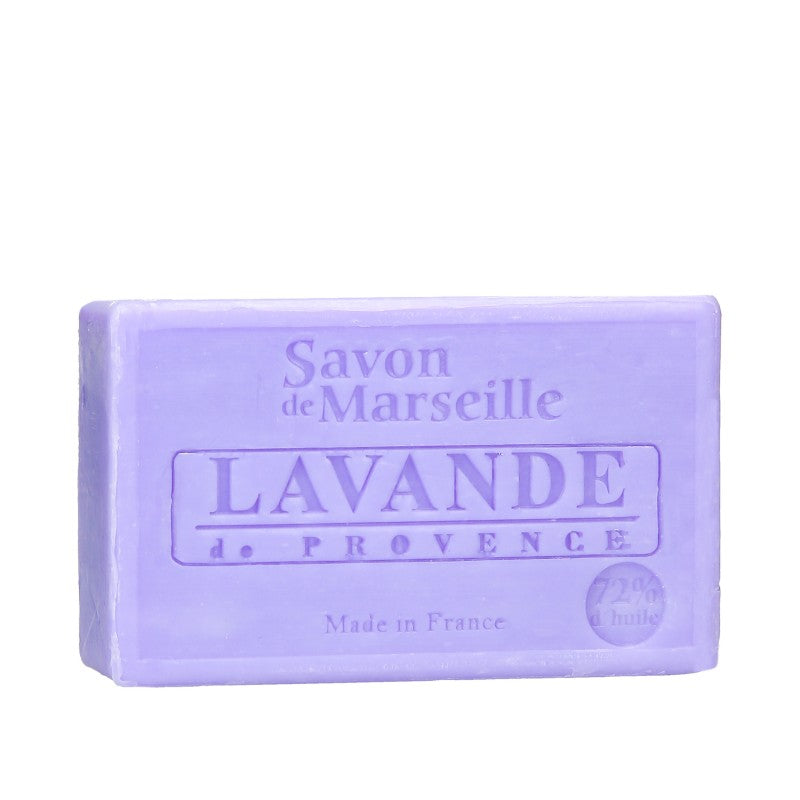 Lavendel sæbe i fransk klassisk emballage, naturlig hudpleje, 100g